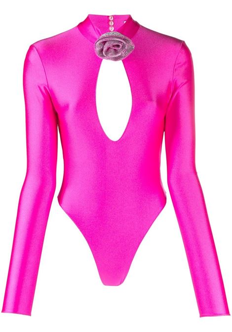 Body con apertura a goccia in fucsia - donna GIUSEPPE DI MORABITO | PS23177TO22814